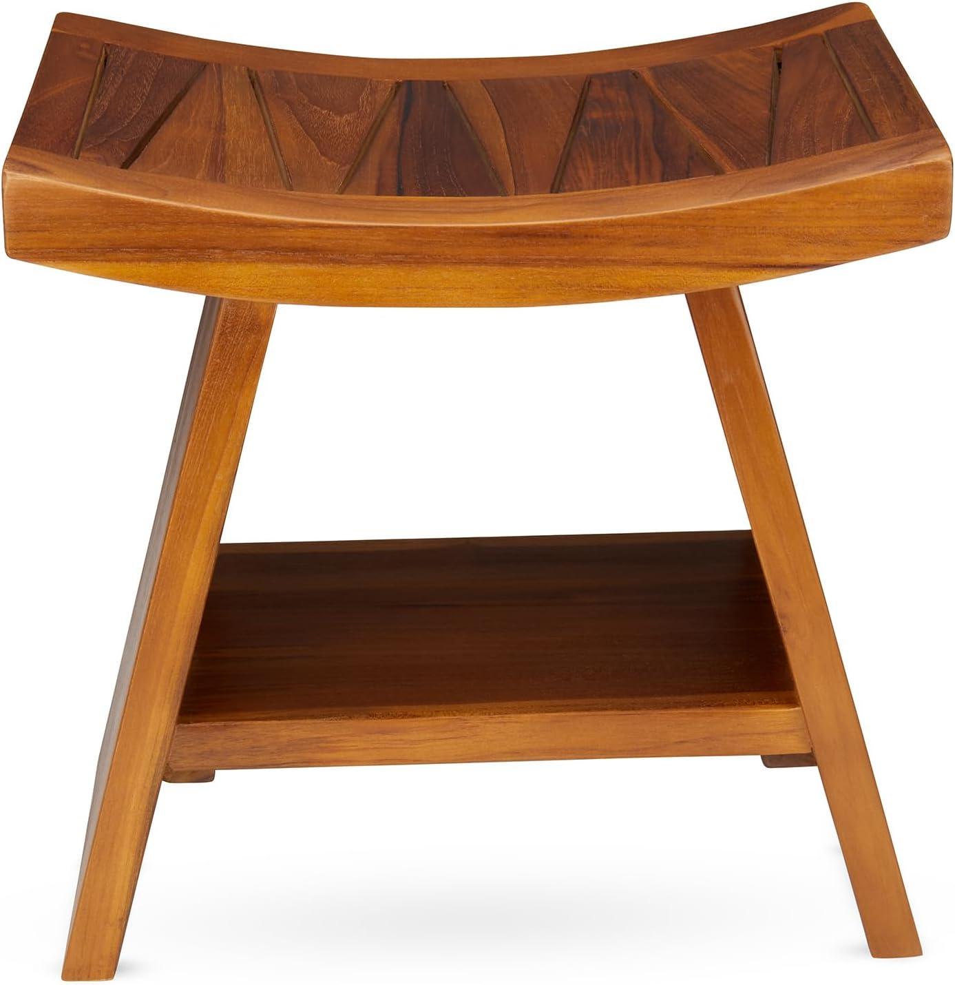 Aqua Teak Asia 18'' W Teak Shower Bench