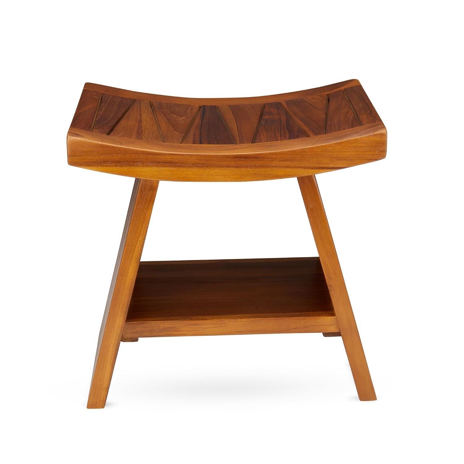 Aqua Teak Asia 18'' W Teak Shower Bench