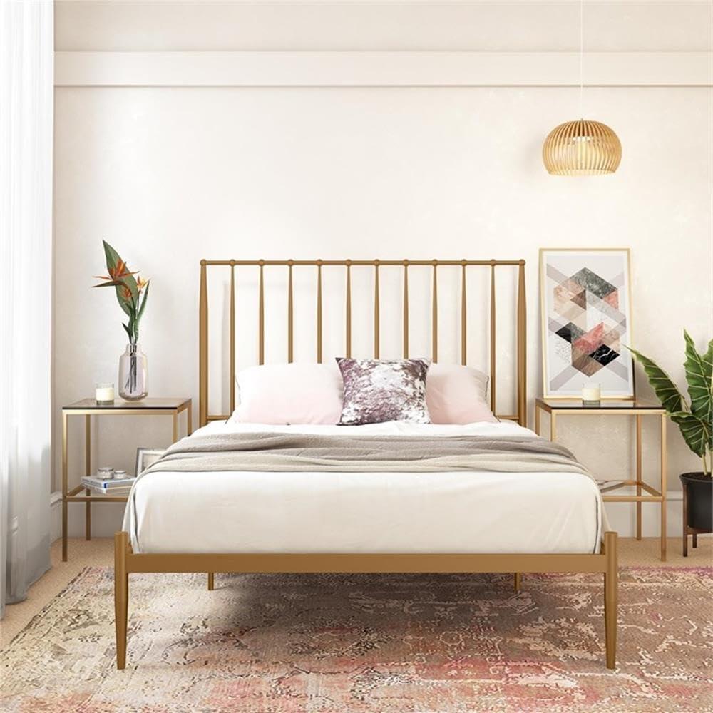 Nicole Modern Metal Platform Bed