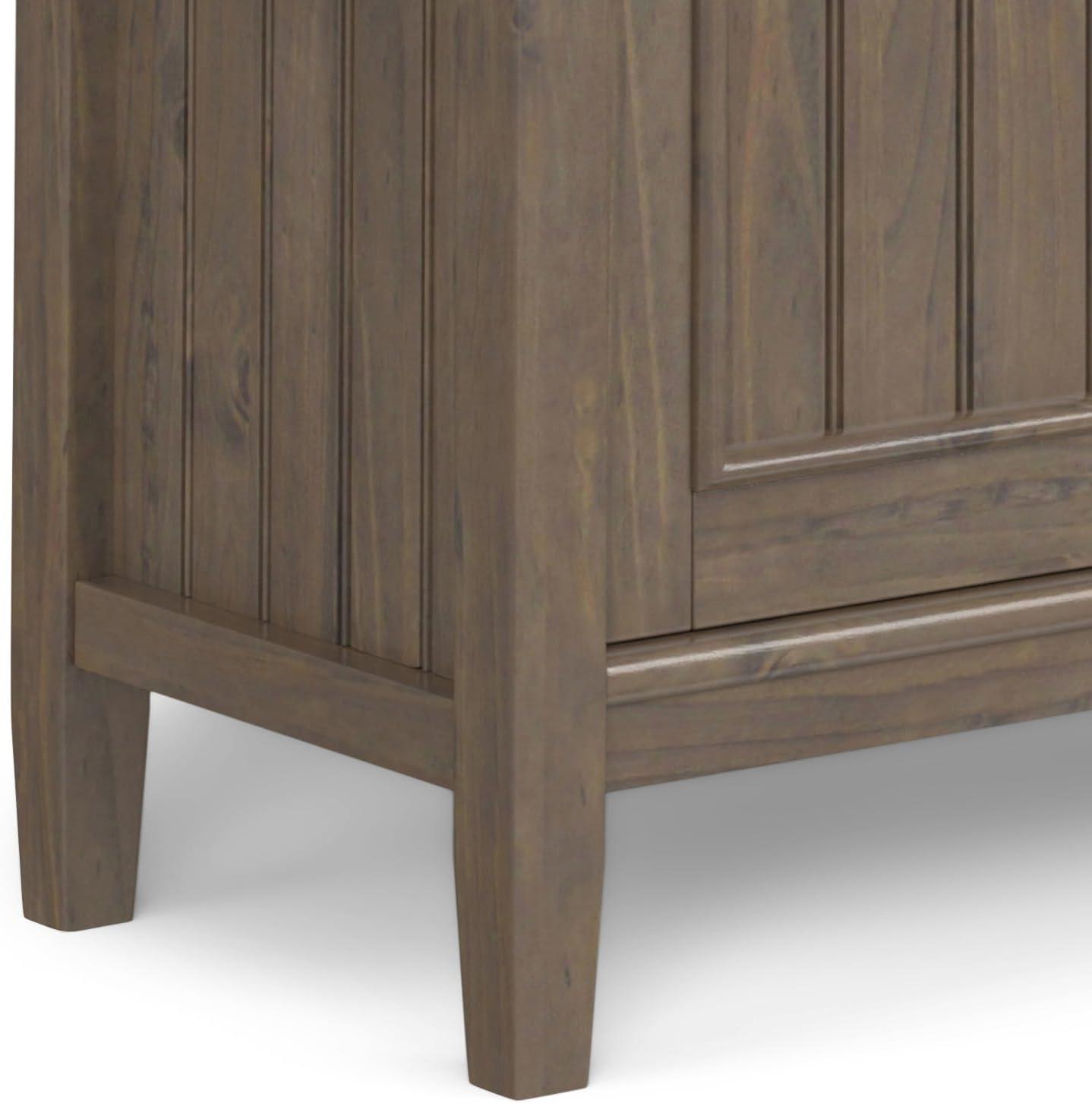 Lev Solid Wood Accent Cabinet