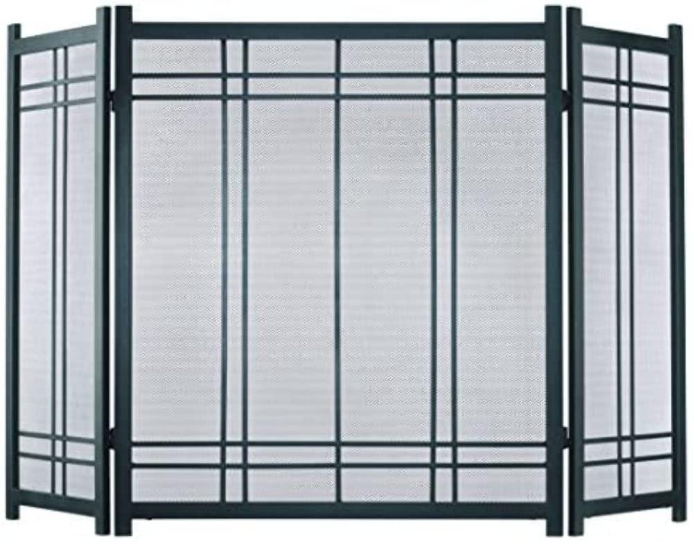 Pleasant Hearth FA016SA Preston Steel Fireplace Screen