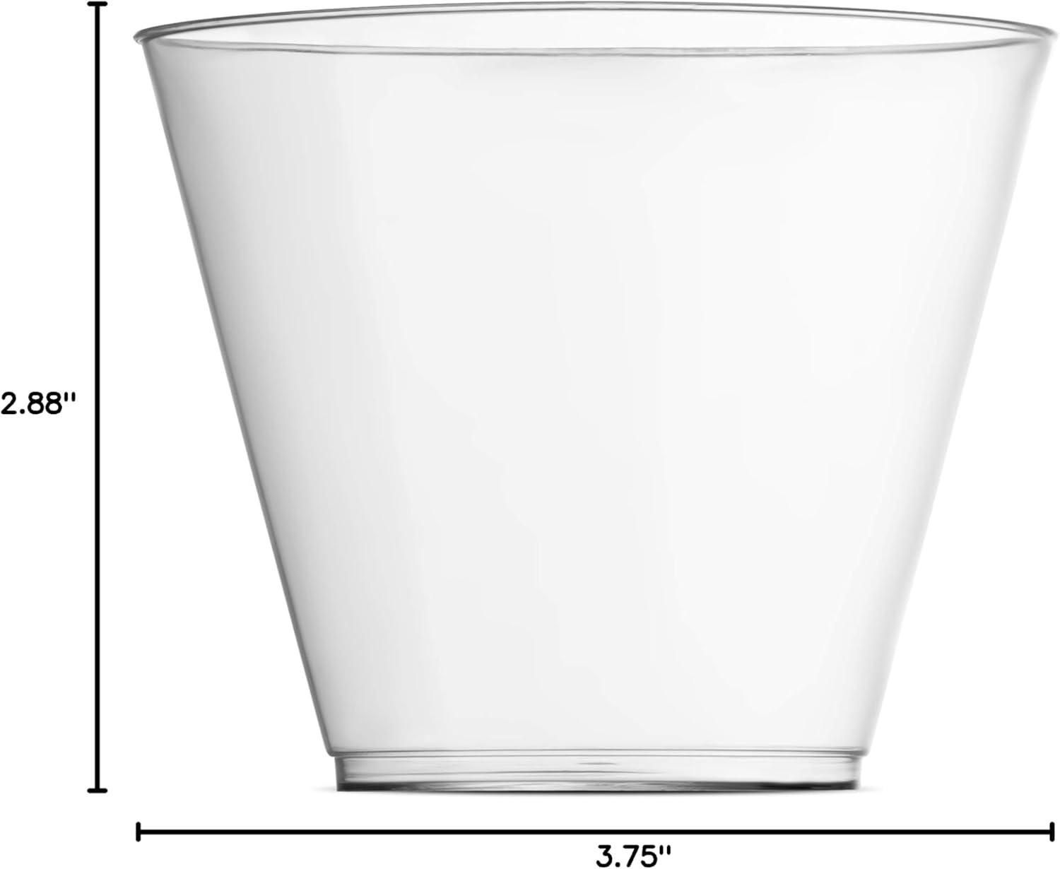 Seseno 9 oz Plastic Cups For 200 Guests