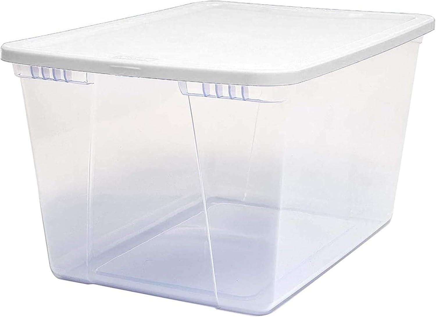 Homz Stackable Plastic Storage Container (Set of 2)