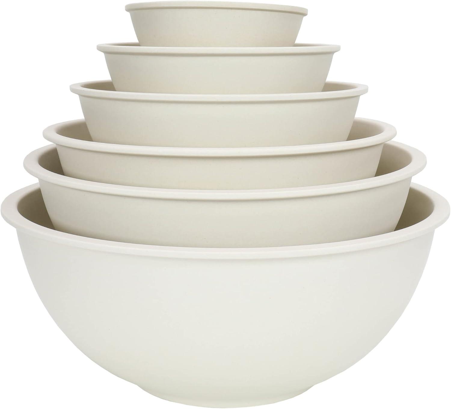 Bamboo Nested Mixing Bowl Set