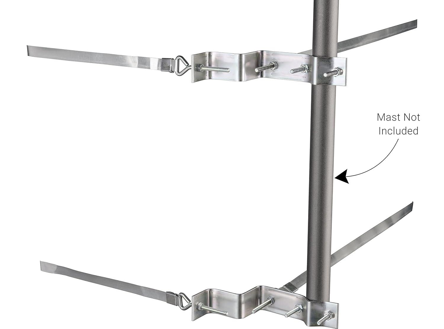 Channel Master® Chimney Antenna Mount in Silver