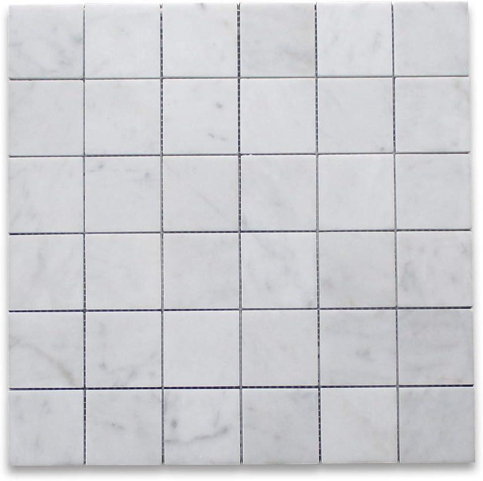 12" x 12" Marble Grid Mosaic Wall & Floor Tile