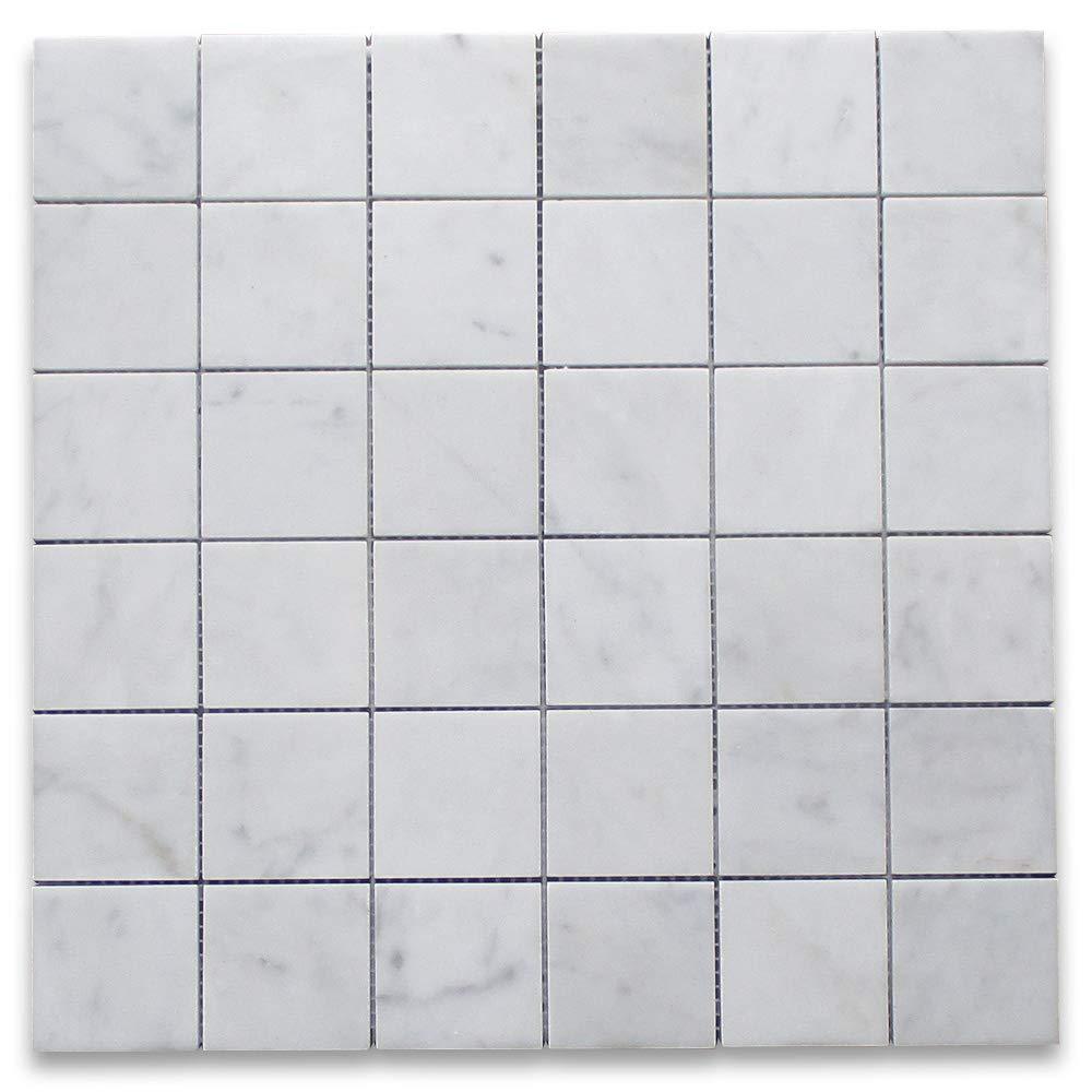 12" x 12" Marble Grid Mosaic Wall & Floor Tile