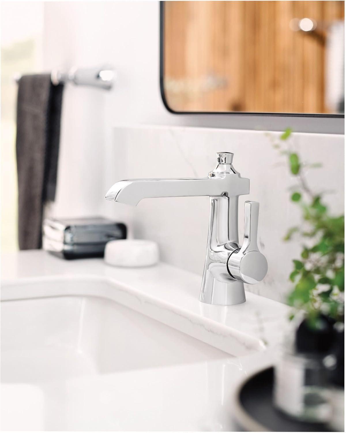 Flara Single Hole Bathroom Faucet with Drain Assembly