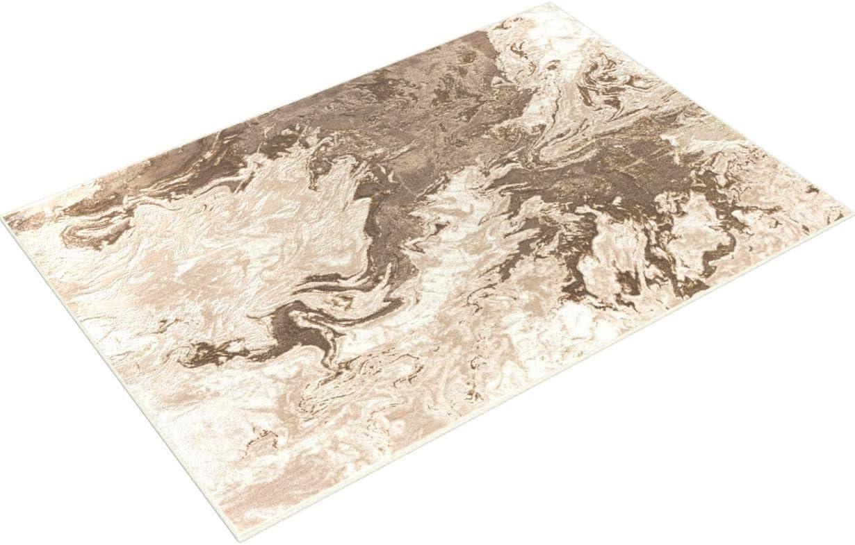 Luxe Weavers Marble Swirl Abstract Area Rug