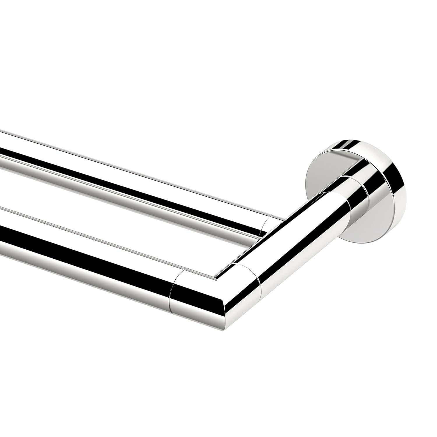 Glam Double 24" Wall Mounted Double Towel Bar | Towel Rack with 2 Bars