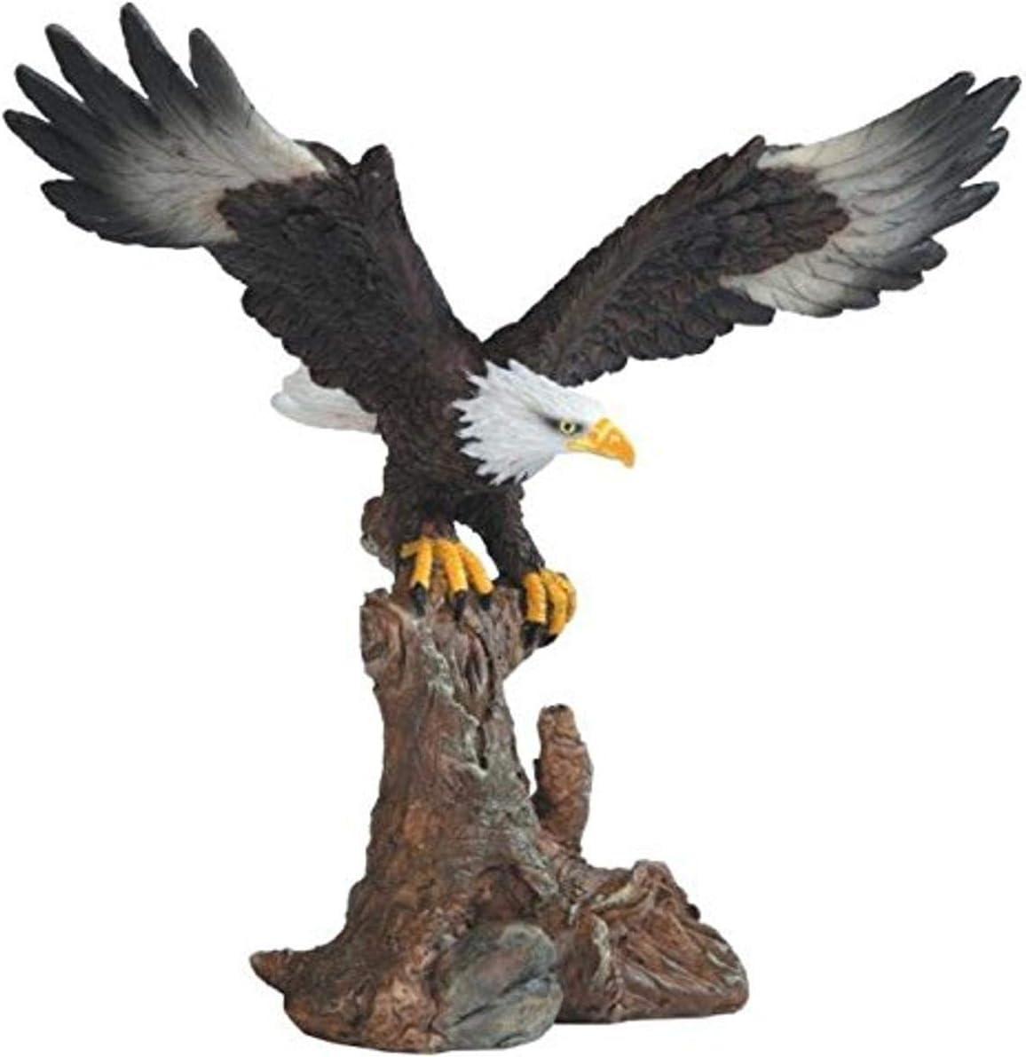 StealStreet Bald Eagle On Brown Branch Figurine, 6.75'