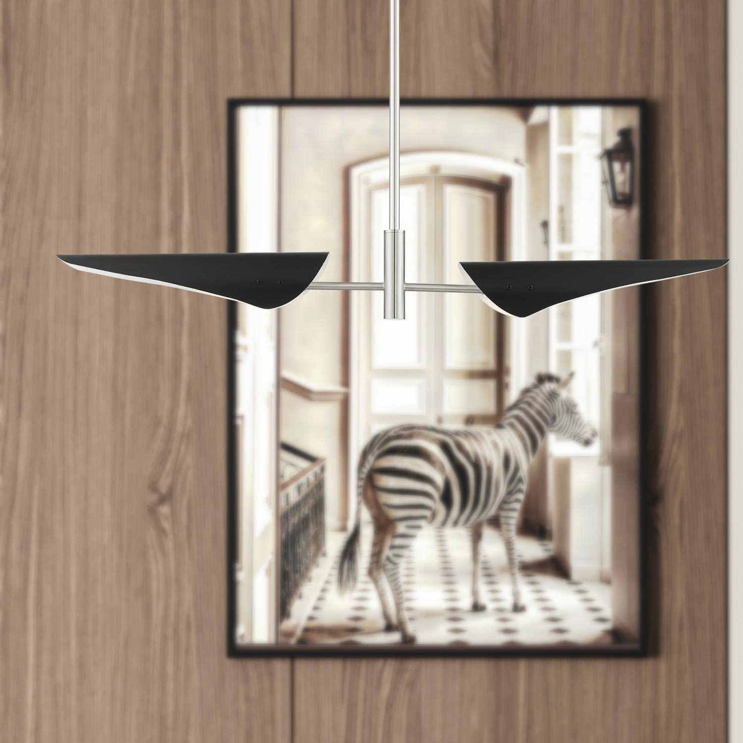 Livex Lighting Capistrano 2 - Light Chandelier in  Brushed Nickel