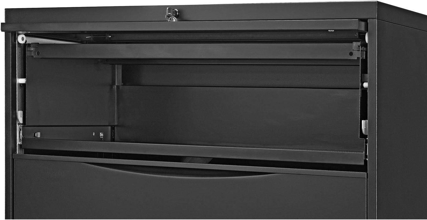 Interion 30'' Wide 5 -Drawer Steel File Cabinet