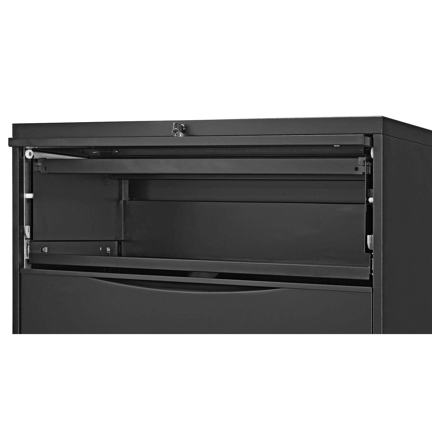 Interion 30'' Wide 5 -Drawer Steel File Cabinet