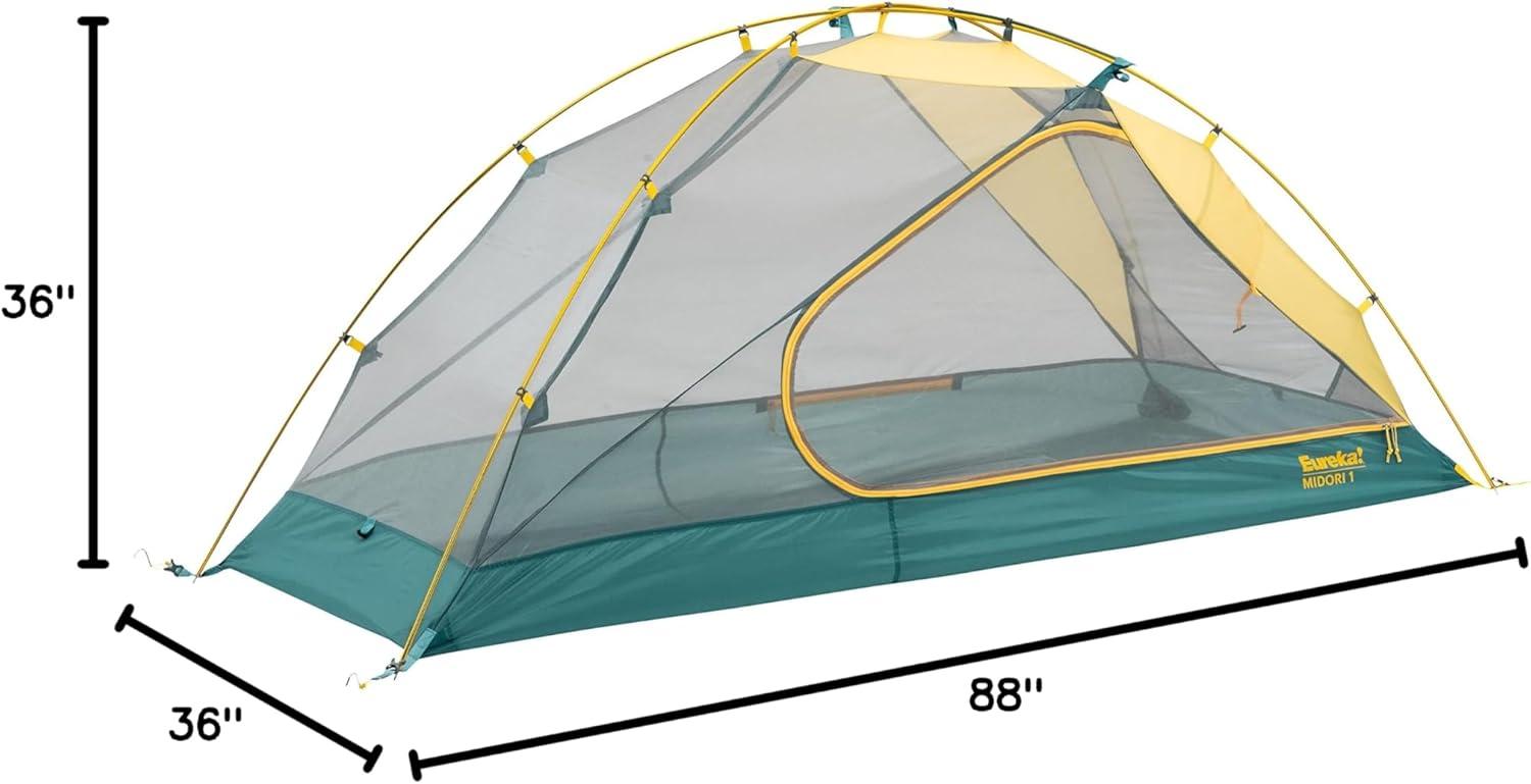 Eureka ERK2629085 Midori 2 Person Tent, Aspen Gold & Oil Blue
