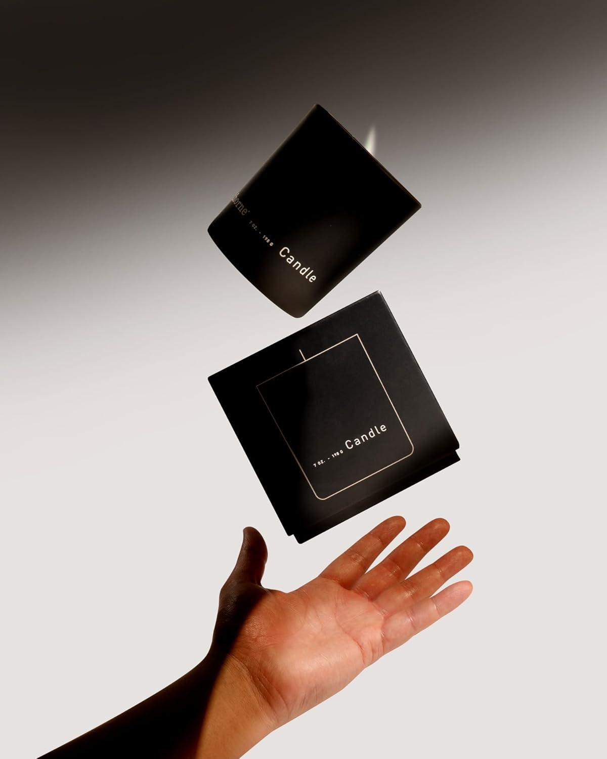 Hawthorne Aromatic & Woody Cologne-Scented Candle. Notes of Fresh Pine, Woody Vetiver, Sweet Musk, and Sandalwood. Soy Blend Wax. 7 Oz. About 50 Hours of Burn Time. C43