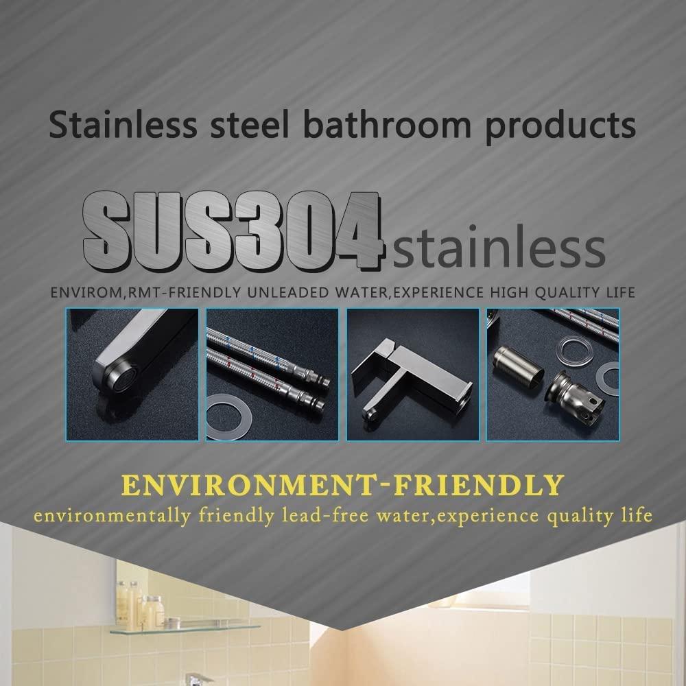 AA Warehousing Single-Hole Single-handle Bathroom Faucet YPG417