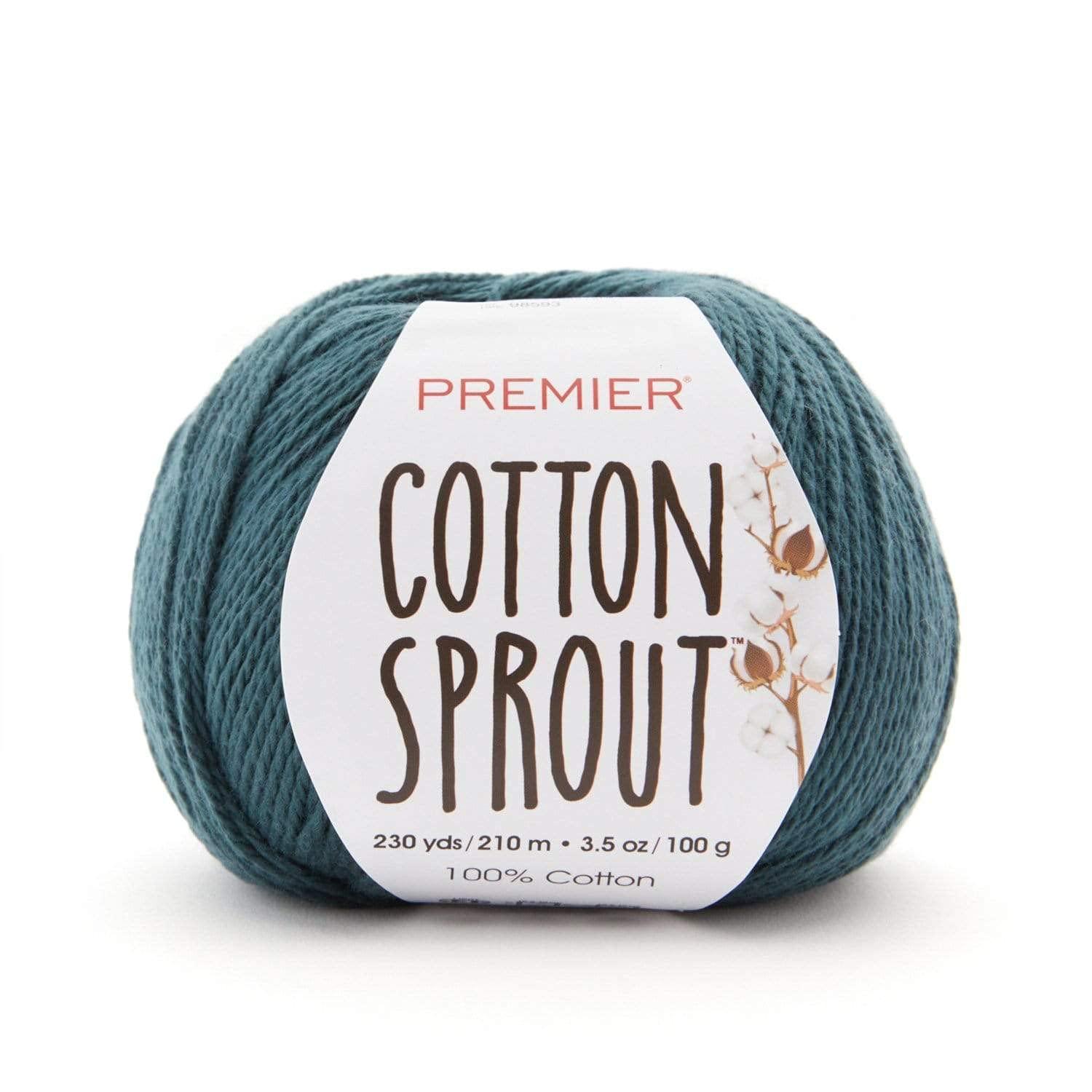 Premier Yarns Cotton Sprout Yarn-Hunter Green