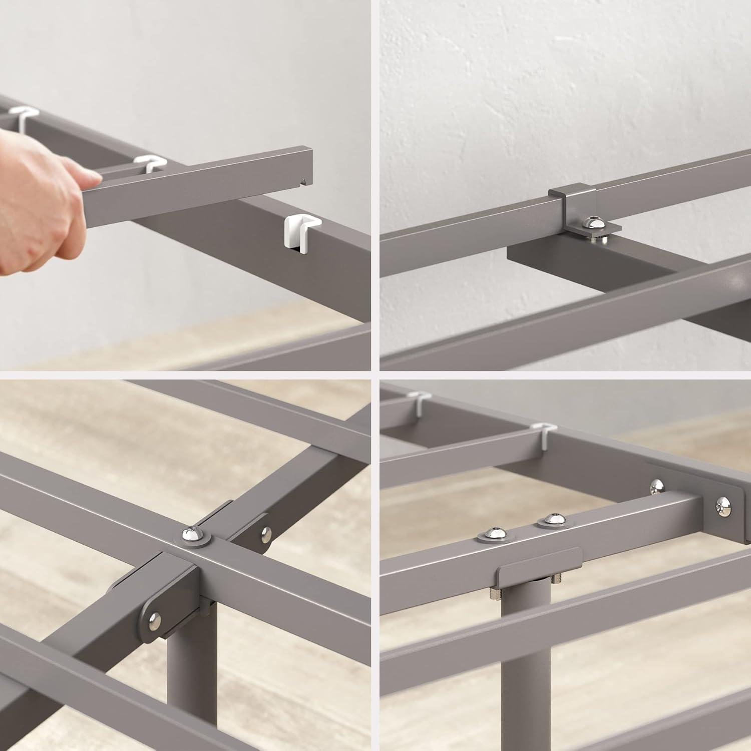 Zinus Florence 42" Modern Farmhouse Metal Platform Bed