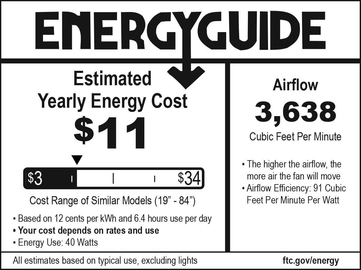 Minka Aire 52" Concept 3 - Blade Outdoor LED Propeller Ceiling Fan with Wall Control and Light Kit Included