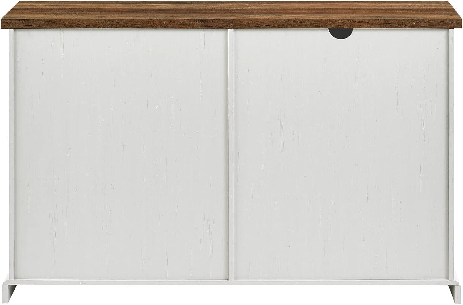 Highland Dunes Analaura 56" Wide Sliding Door Sideboard with 3 Drawers