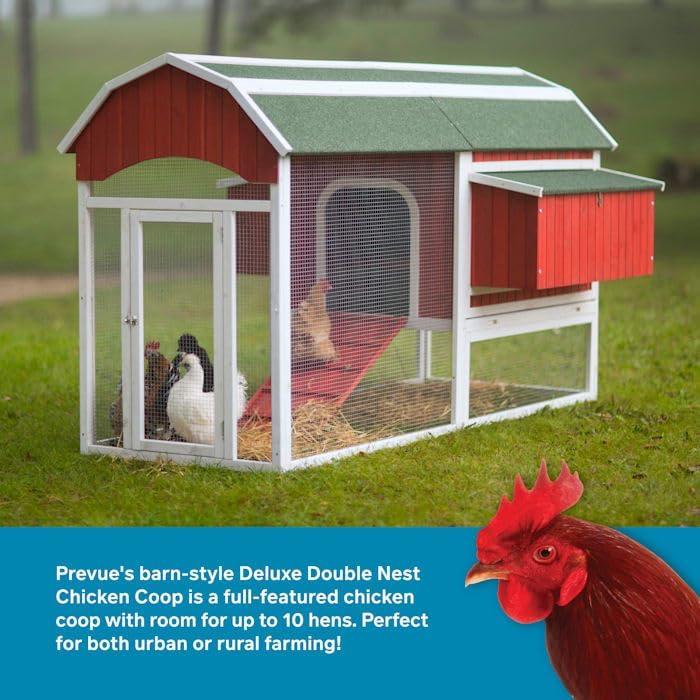 Prevue Pet Products 467 Large Barn Chicken Coop