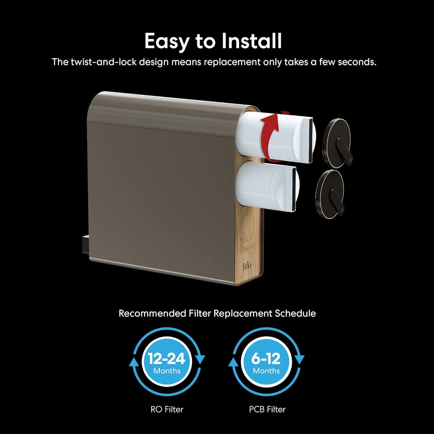 Brio Reverse Osmosis Membrane Replacement for ROSL700, ROSL700BLK, ROSL700WHT, Piece Count 1