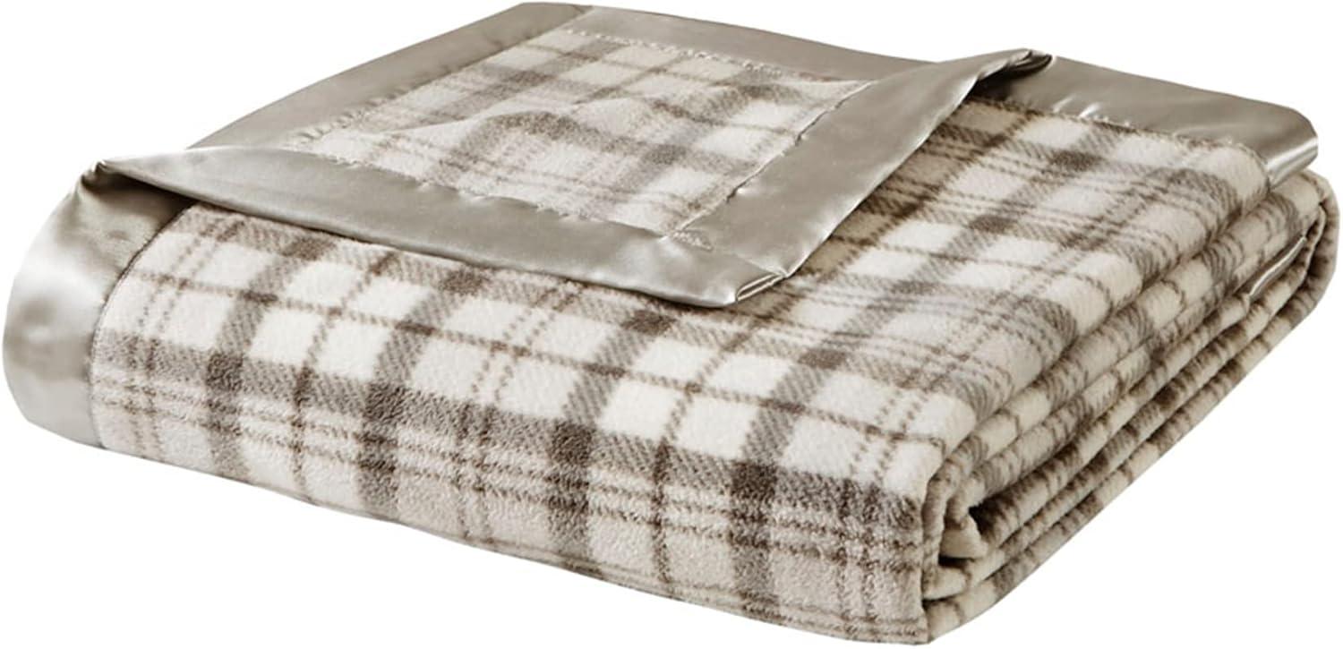 Premium Microfleece Blanket - Unmatched Softness and Luxury | Lightweight and Cozy Year-Round Comfort | Matte Satin Binding for Elegance | Durable and Long-lasting