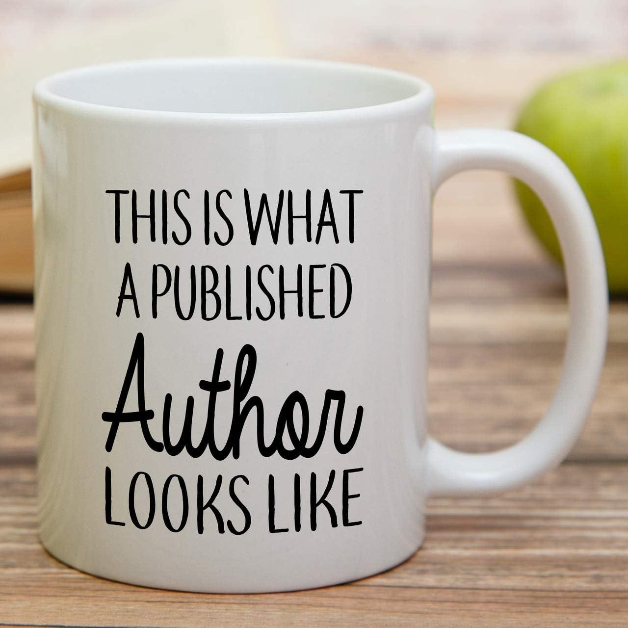 Published Author Coffee Mug White - Personalized Future BestSelling - Published Author Gift Author Mug Writer Gift For Author Future Author Book Writer Gifts