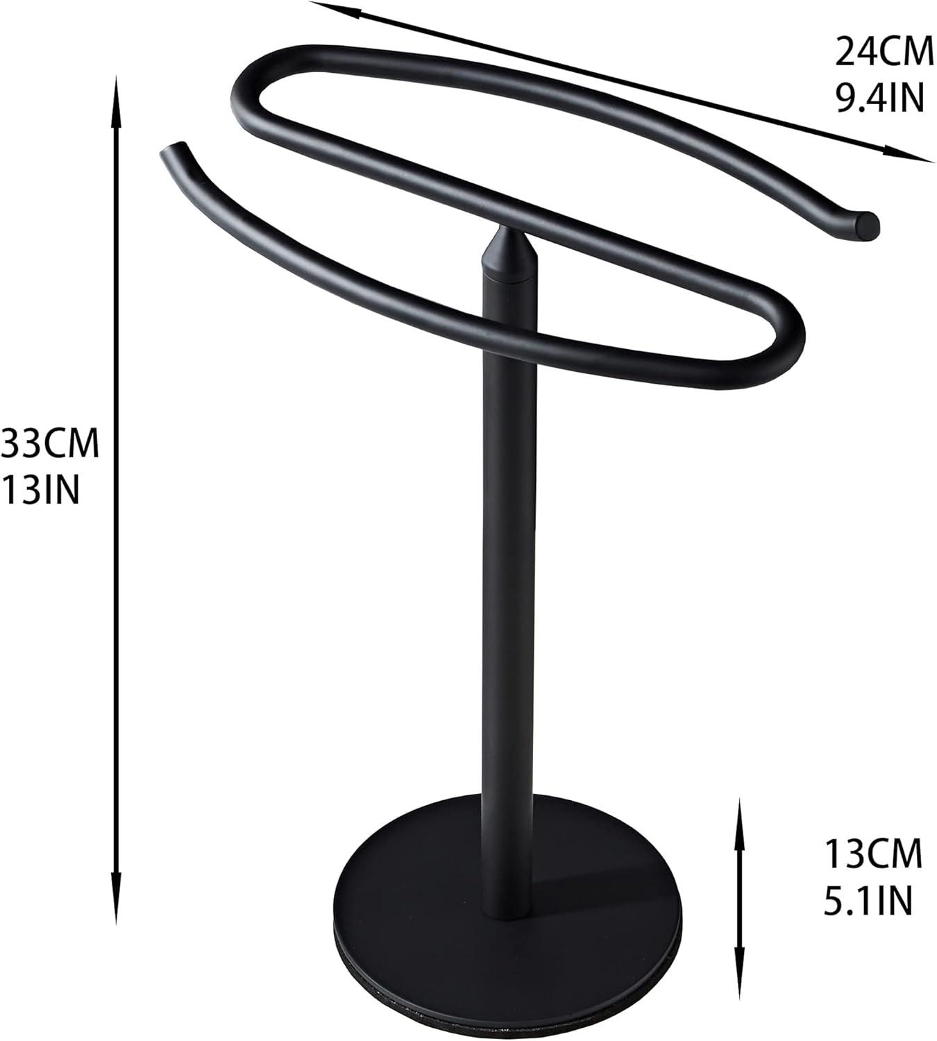 JASODI F0BMKV61HX Hand Towel Holder Stand, Free-Standing Towel Rack