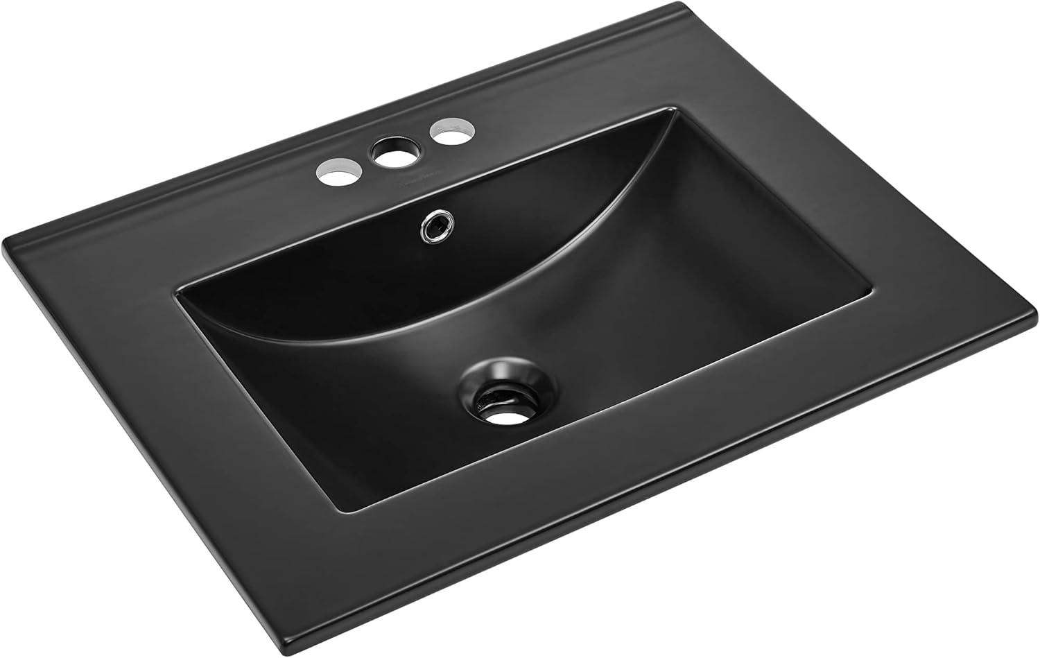 Ceramic 24" Single Bathroom Vanity Top