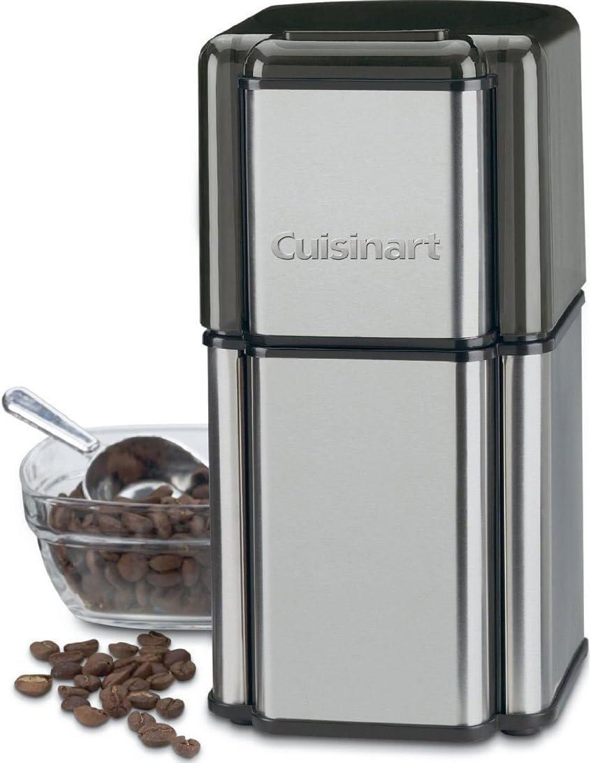 Cuisinart Grind Central Coffee Grinder with Built-In Safety Interlock, Stainless Steel Blades, Convenient Cord Storage, Dishwasher Safe Bowl and Lid