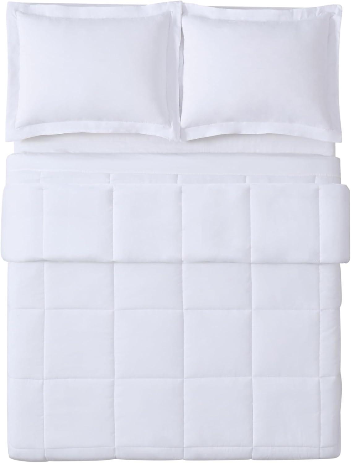 Truly Soft Everyday Baffle Box Stitch Comforter Set