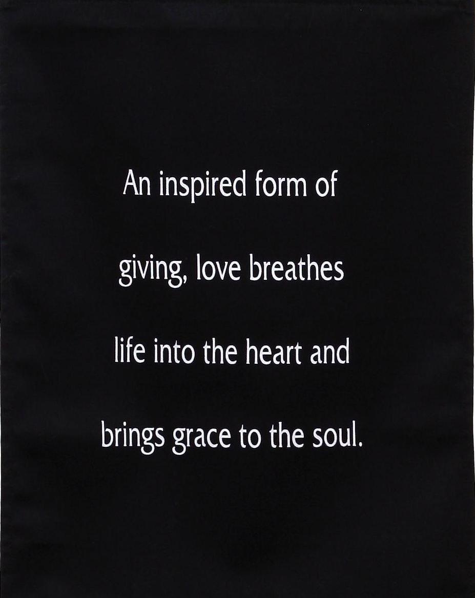 Inspirational Wall Decor "Love" Banner Large, Inspiring Quote Wall Hanging Scroll, Affirmation Motivational Uplifting Art, Thought Saying Tapestry Color: Red
