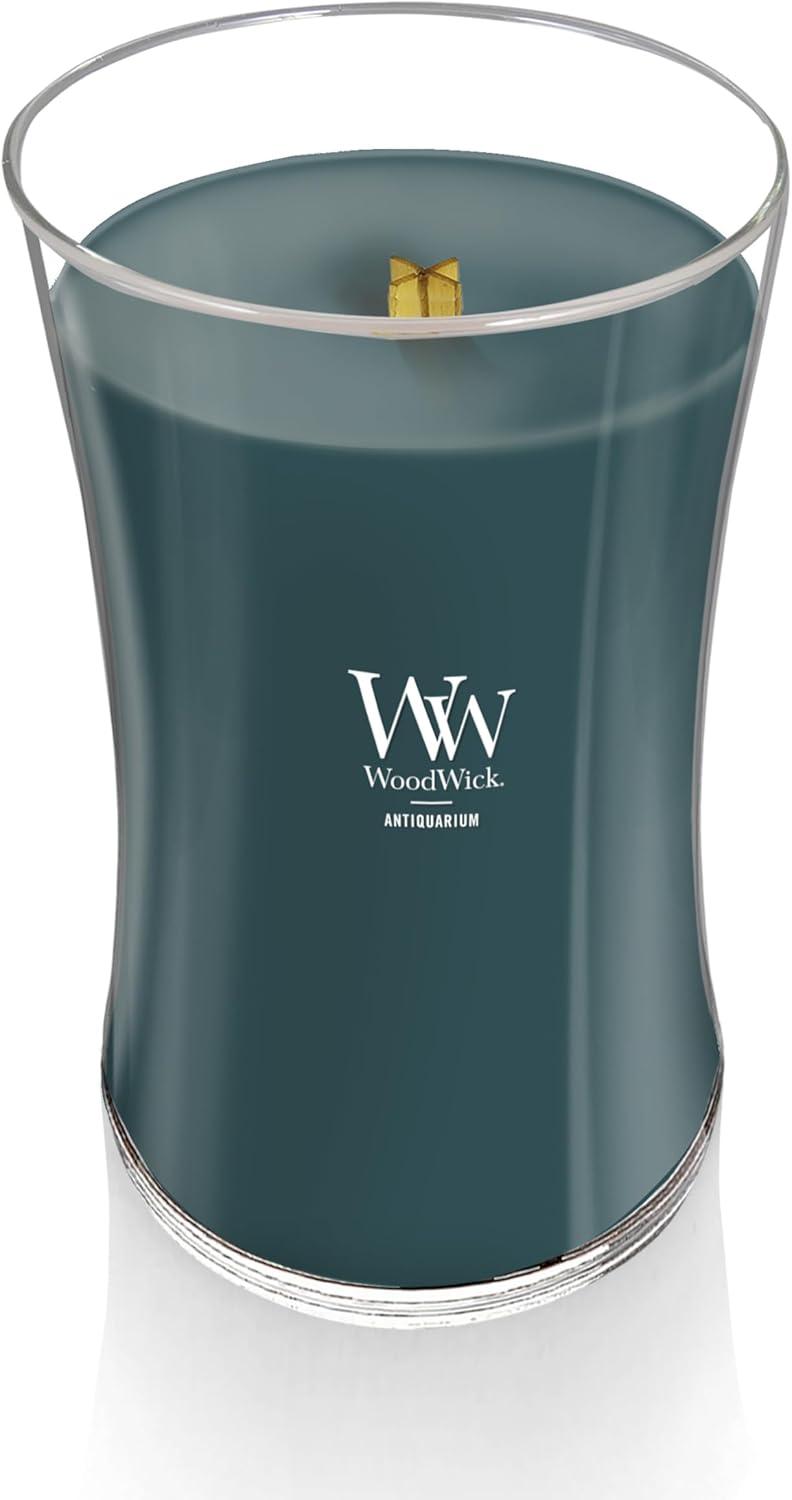 Woodwick Large Hourglass Candle, Antiquarium, 21.5 oz