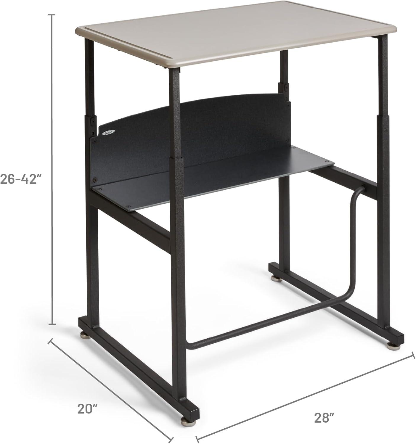 Safco Products Company AlphaBetter® Metal Adjustable Height Open Front Desk