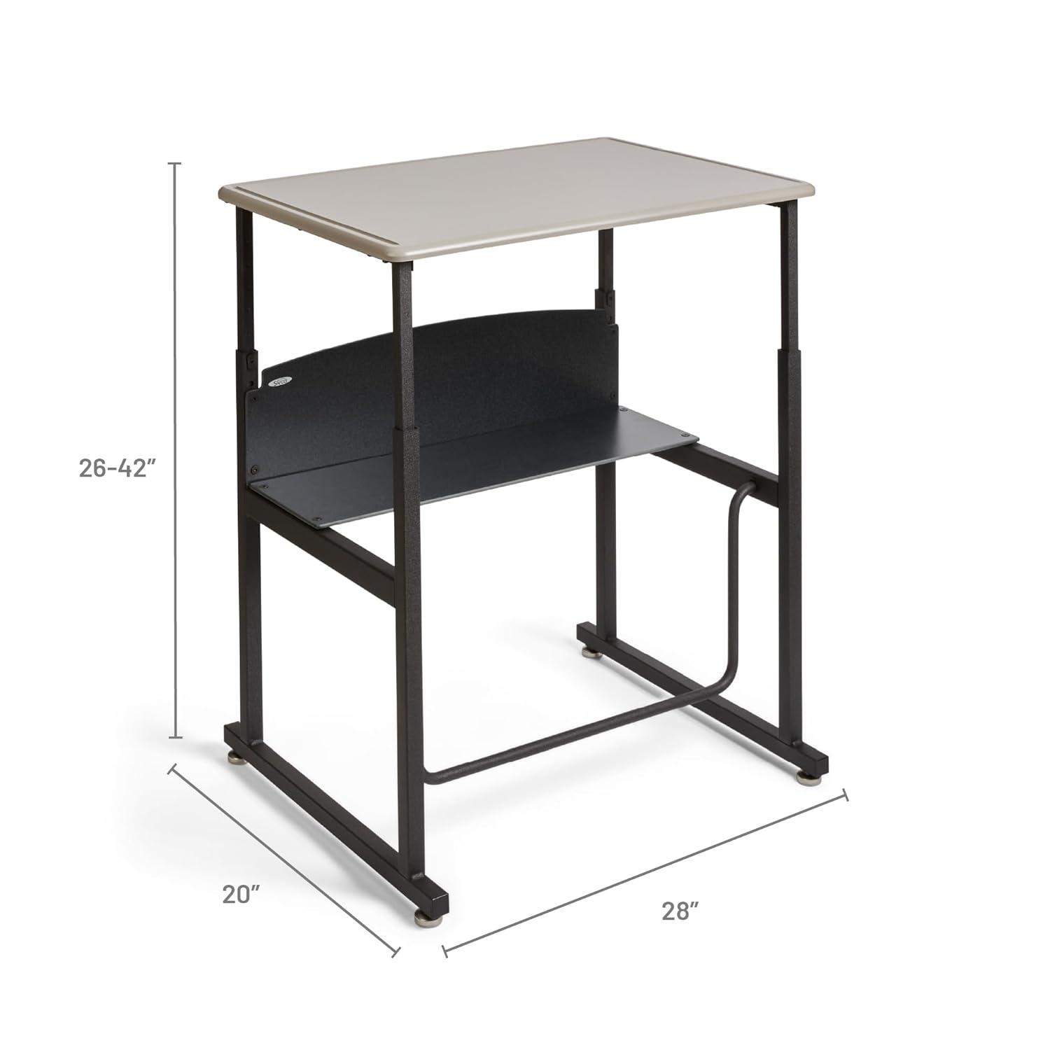 Safco Products Company AlphaBetter® Metal Adjustable Height Open Front Desk