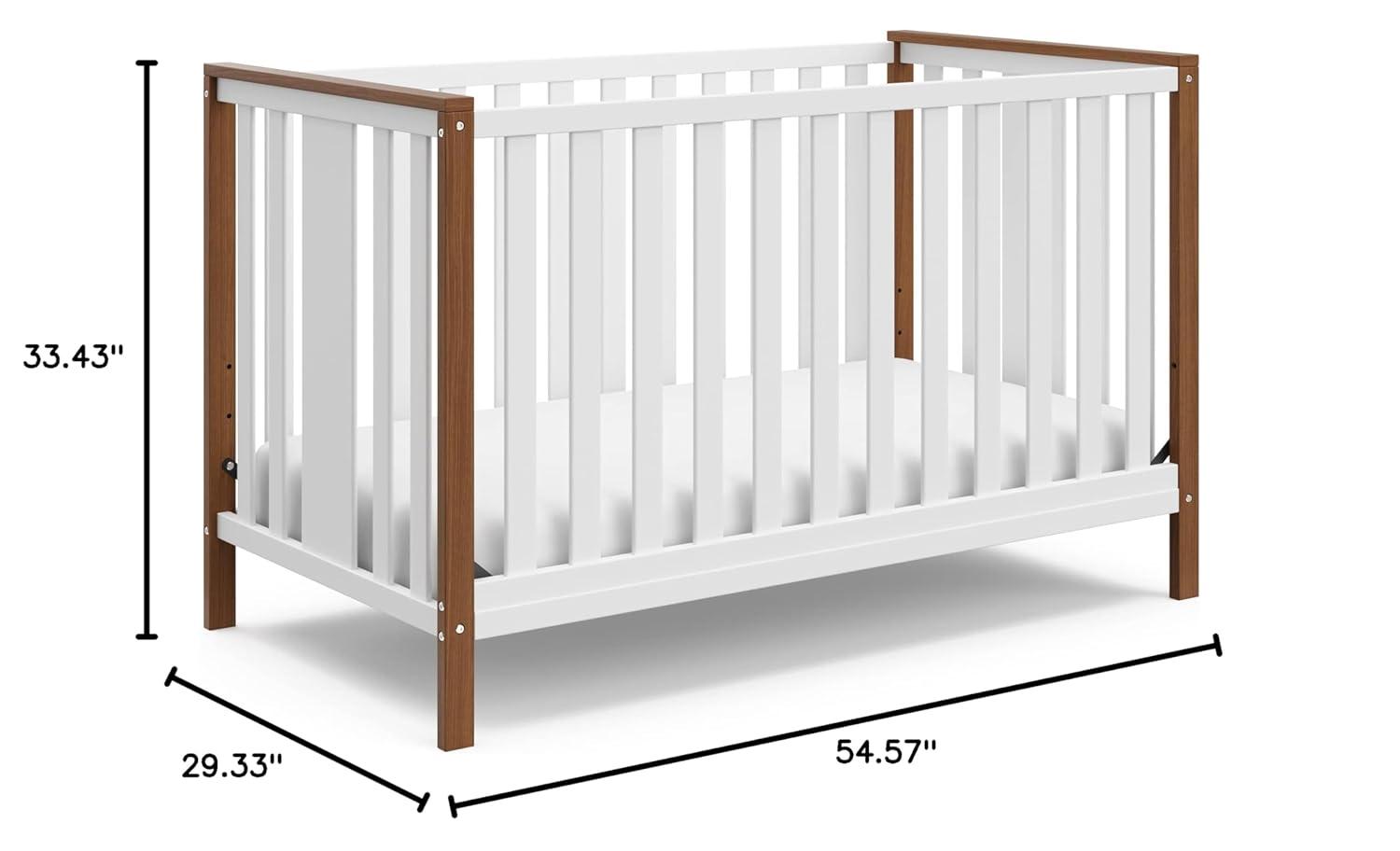 Modern Pacific 4-in-1 Convertible Crib