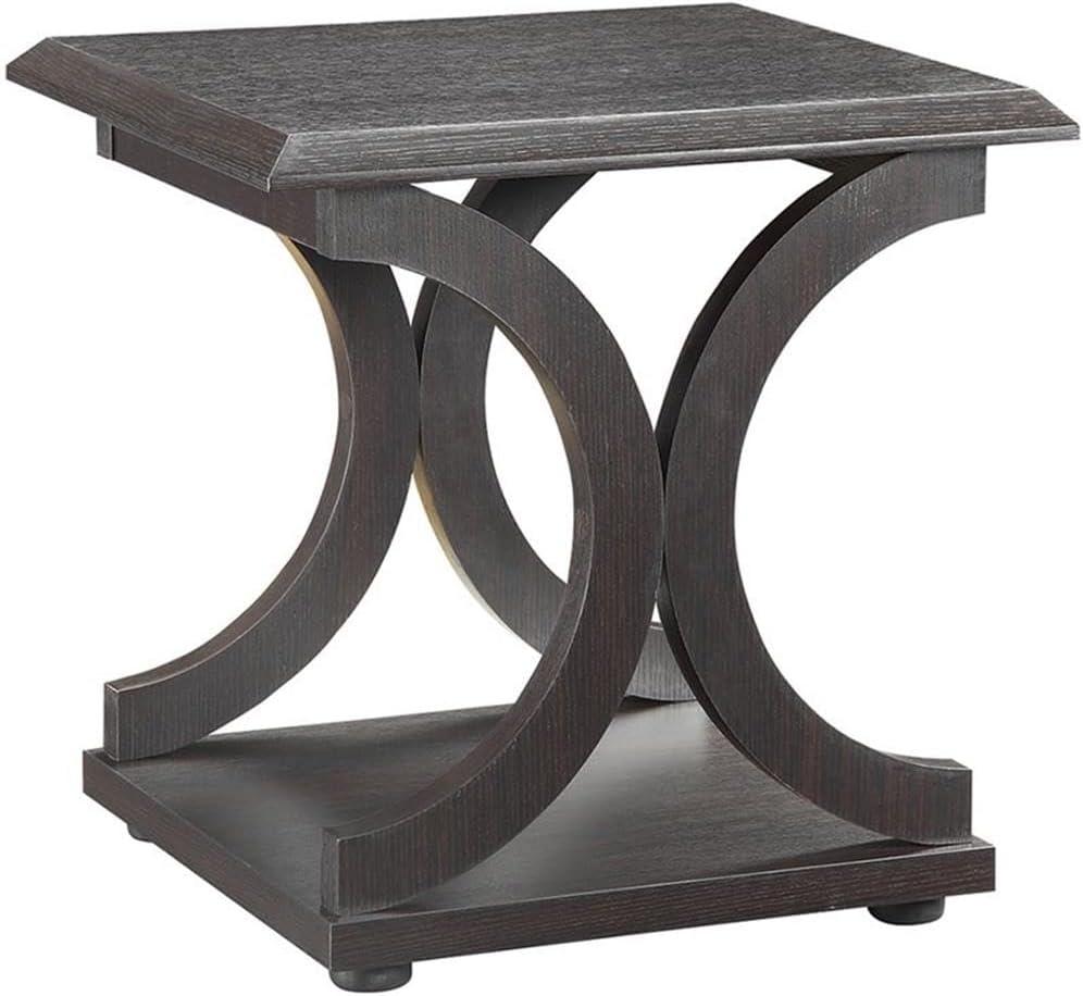 Coaster Home Furnishings 703147 Casual End Table, Cappuccino