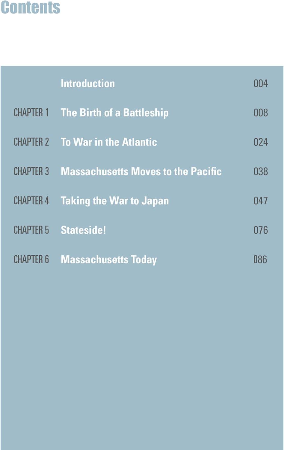 USS Massachusetts BB-59 Naval History Hardcover Book