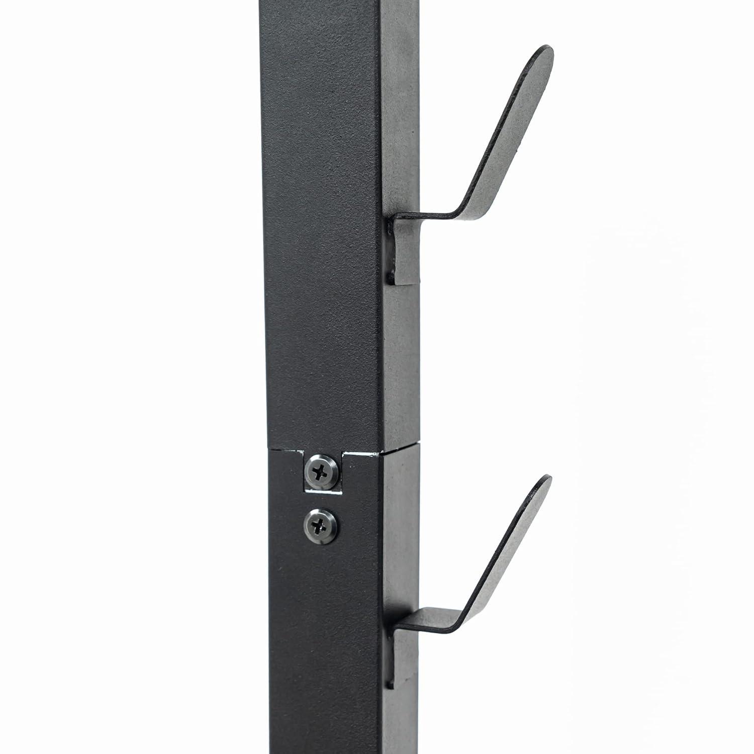 EZ SPARES Storage Stand Docking Station Holder,Compatible with Dyson V15 V11 V10 V8 V7 V6 Cordless Vacuum Cleaners Accessories,Stable Metal Bracket Organizer Rack(Black,6 Hooks)