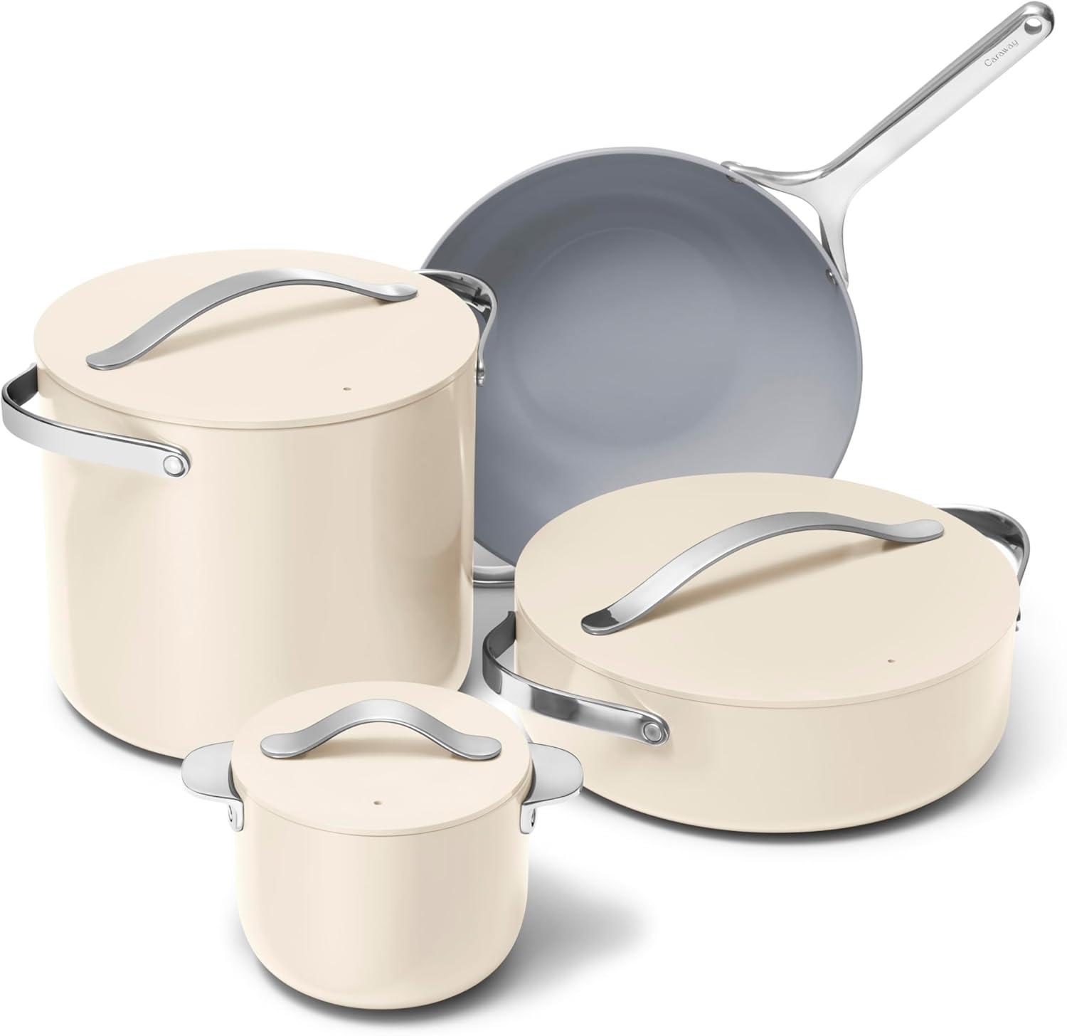 Caraway Home 8pc Cookware Set