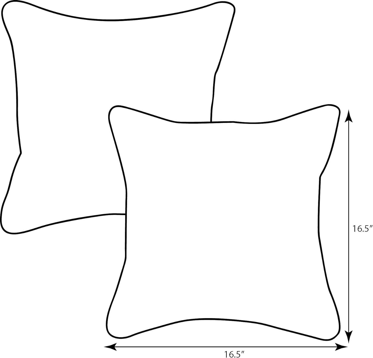 Black and White Polka Dot Outdoor/Indoor Throw Pillow Set