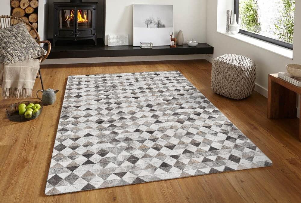 Diamonds in the Rough Gray Area Rug