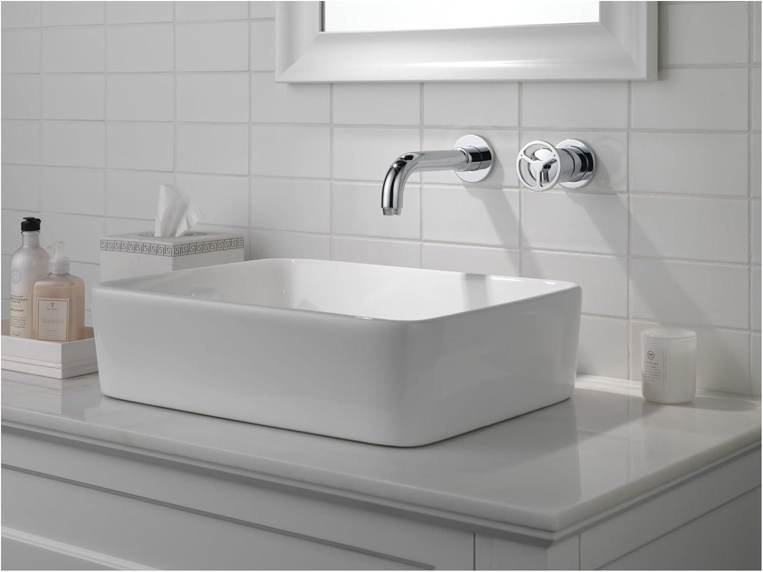 Trinsic Single Handle Wall Mount Bathroom Faucet Trim