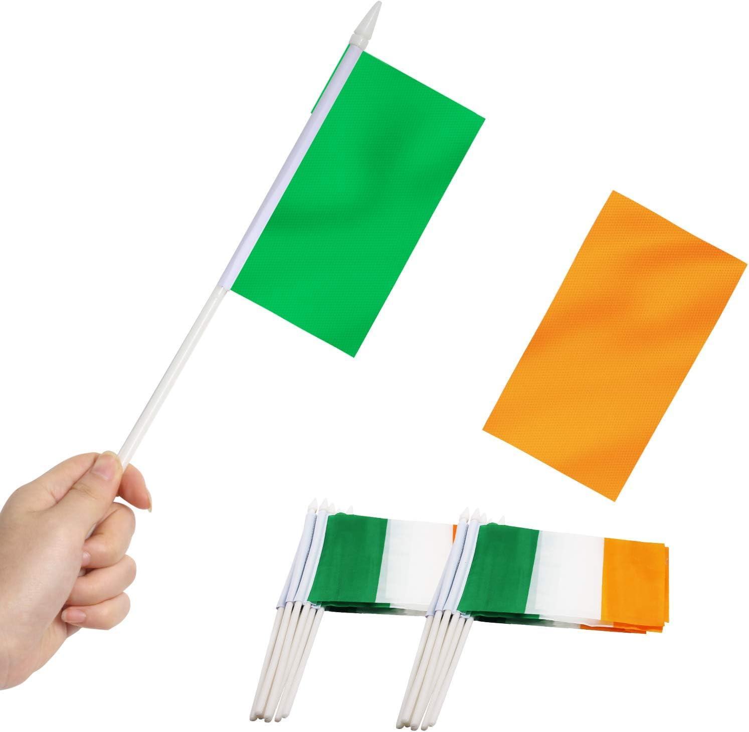 Ireland Stick 2-Sided Polyester 5" x 8" House Flag