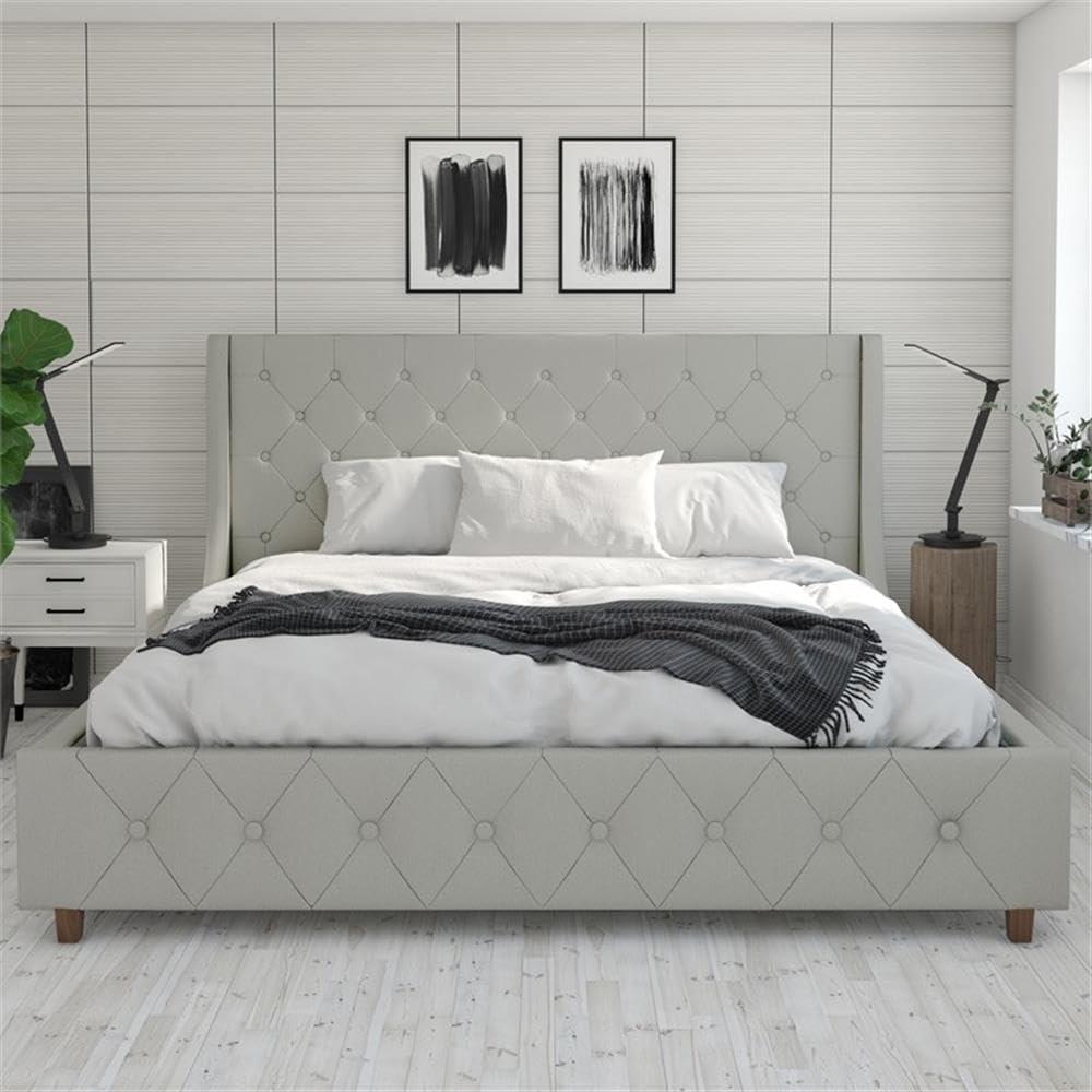 Mercer Tufted Upholstered Platform Bed