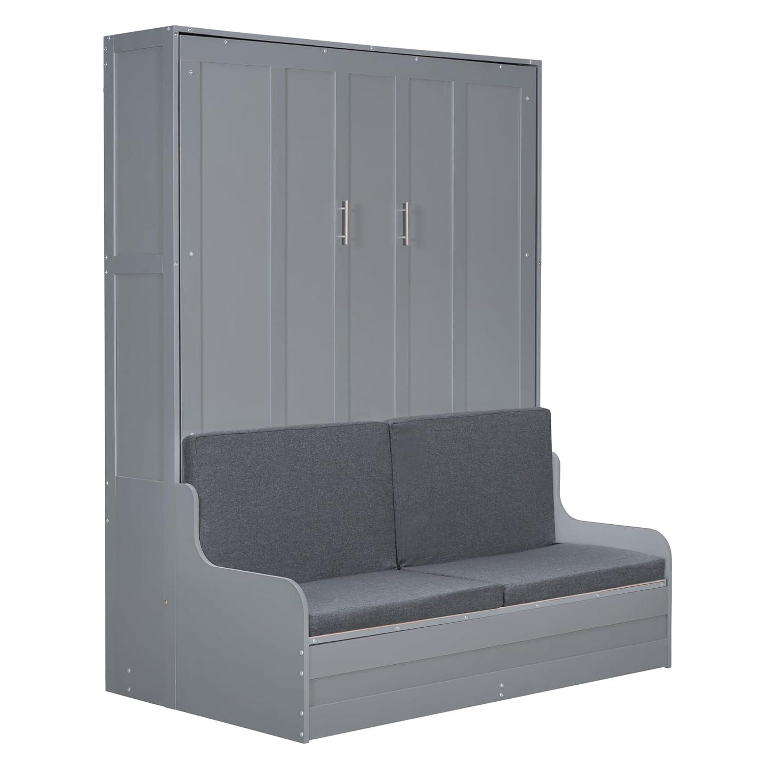 HLILish Queen Size Murphy Bed Wall Bed With Cushion