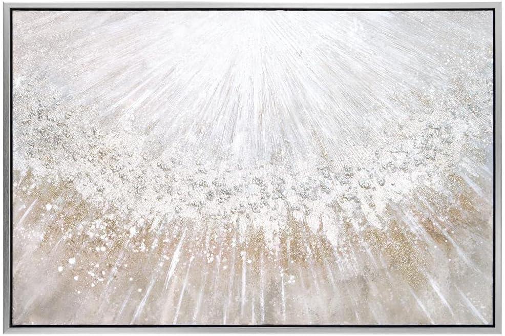 Empire Art Direct " Silver Pellets Textured Metallic " by Martin Edwards