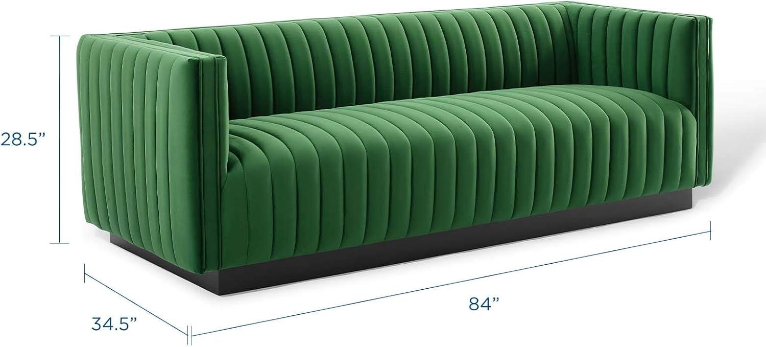 Fabric 84'' Reception Sofa